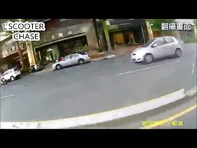 SCOOTER CHASE BY POLICE