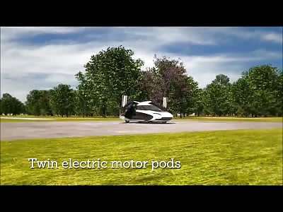 FUTURE VISION OF FLYING CAR (Terrafugia TF-X )  Prototypes developed of flying cars 2015