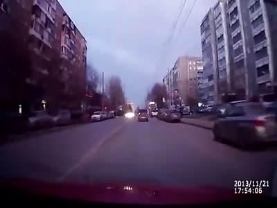 Road eruption accident in Russia Ekaterinburg