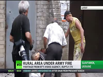 'Are they mad?' Slavyansk 'shocked' as Ukraine army shells residential area