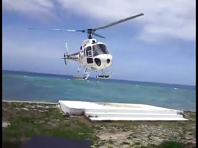 Helicopter crashes at Fiji resort