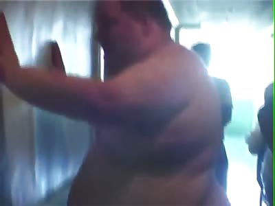 OBESE UGLY BASTARD FREAKS OUT