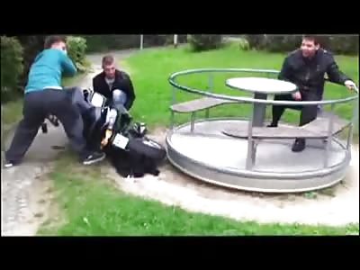 motorcycle merry-go-round