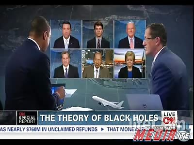 a black hole caused flight 370 to go missing