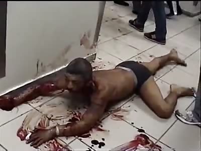 Attacked by Machete wearing only underwear Aftermath