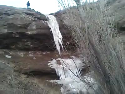 Fallinng from cliff but nothing happening