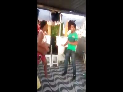 Sexy Dancing Party Ruined By Enraged Jealous Pregnant Woman  LOL