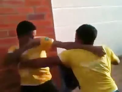 *Brazil* Kids' gangs fight outside of school