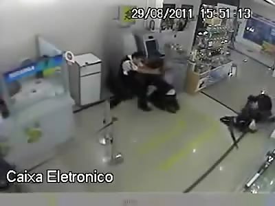 Security vs blacks Thief in Brasil