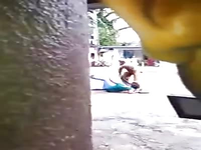 Ratnapura Policeman Beating a Woman. 