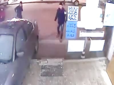 BRUTAL: Man is Horrifically Hit by Car While Going into Store