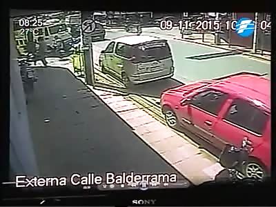 MULTIPLE ANGLES OF A VIOLENT ROBBERY WITH DEATH AND INJURED PEOPLE