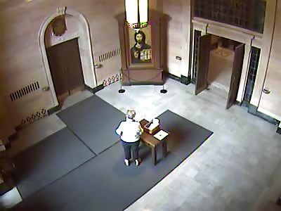 ELDERLY WOMAN WAS PUNCHED AND ROBBED IN CHURCH
