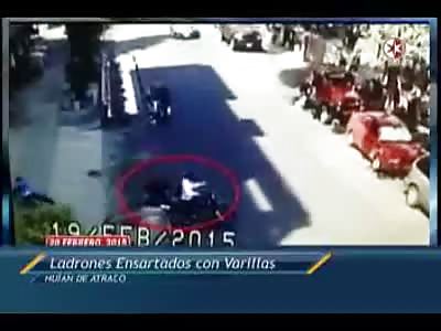 THIEVES INJURED IN MEXICO