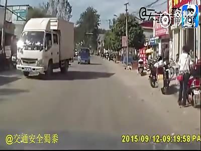 SHOCKING MOMENT WHEN A CHILD IS RUN OVER