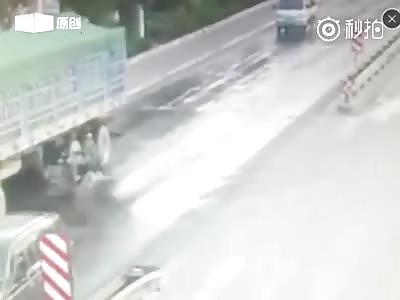 BIKER HAS A QUICK, BRUTAL AND BLOODY DEATH