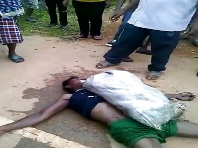MAN WAS BEATEN TO DEATH FOR STEALING RUBBER PIECE
