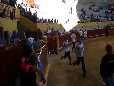 MAN SERIOUSLY INJURED BY BULL IN SPAIN