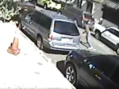 FATAL SHOOTING IN NEW YORK CAUGHT ON CCTV