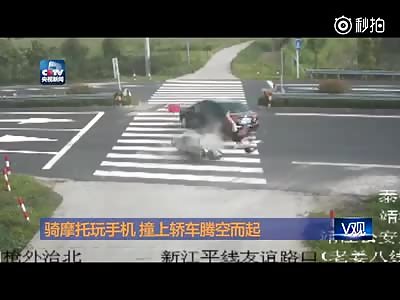 SHOCKING AND BRUTAL MOTORCYCLE ACCIDENT