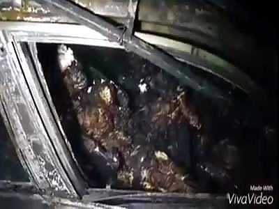 FAST AND DISTURBING VIDEO OF CHARRED CORPSE