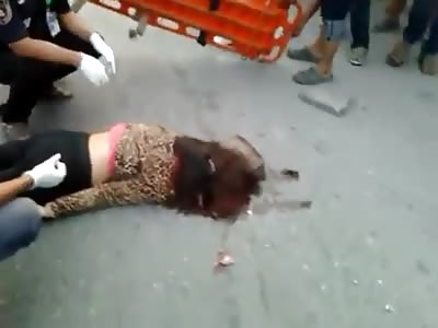 GIRL HEAD CRUSHED IN AN ACCIDENT