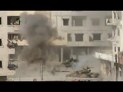 Tank explodes in huge Fireball