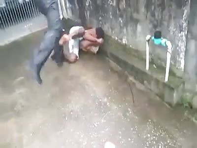 beggar beaten because they stole water