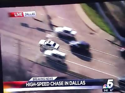 woman in minivan stops high speed chase in dallas