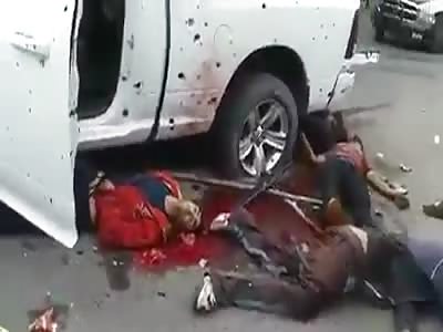 Mexican thugs lay dying in the street