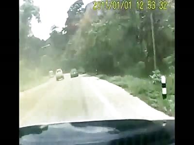  Road Side Bomb Explodes and the ensuing Firefight 