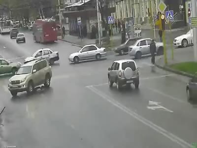Woman Run Over by a Car.