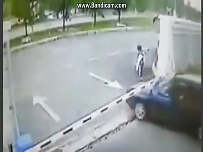 Karma for a car thief
