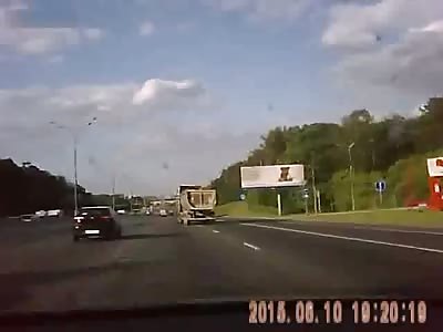 Never a dull moment on the russian roads 