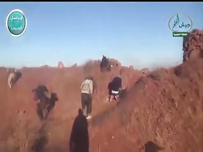 Video Shows Moments of Al-Qaeda Militants Targeted by SyAAF Missle 