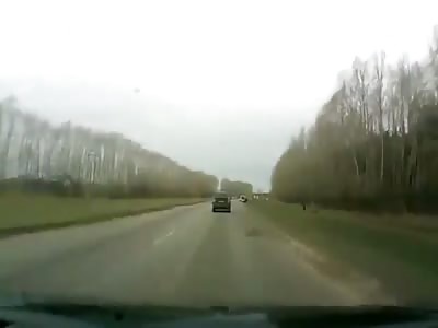 Insane Car Crash Caught On Dash Camera 
