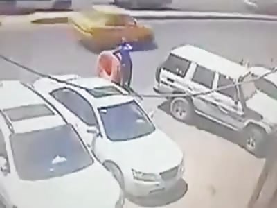 Man Hit by a Car While Crossing 