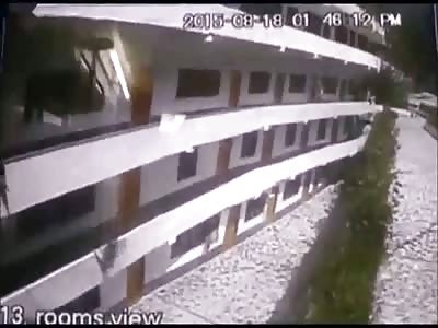 Landslide Caught on Camera and Aftermath