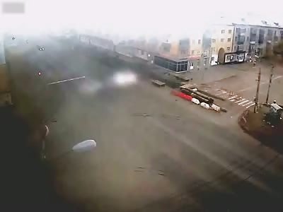 Massive car crash