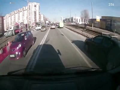 Accident on the street 