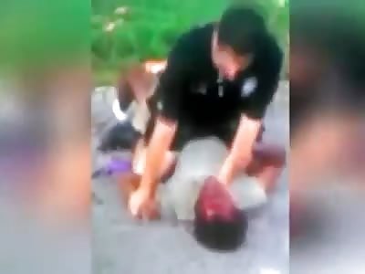  Florida cop Filmed in Bloody Fight with Homeless Man  