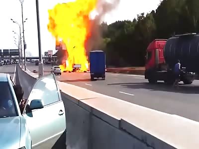 GAS TRUCK ACCIDENT or oxigen or whatever 
