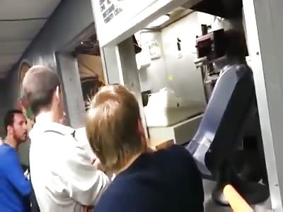 Man flips the fuck out at employees at a late night diner!