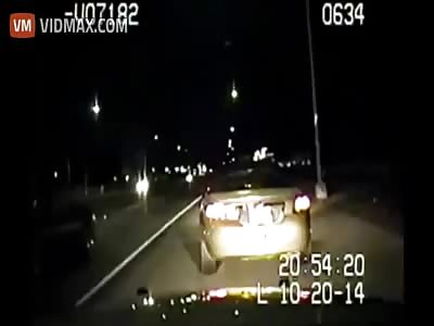 Policeman nearly dies from a drive-by on the highway in Texas! 