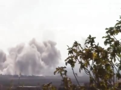 Massive Show Of Firepower In Russian/Syrian Offensive