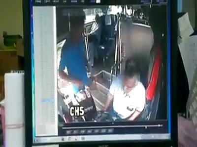 Bus driver hits annoying passenger