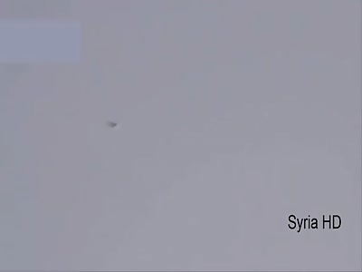 See ingenuity Syrian pilot .. aimed at the headquarters of the terrorists .. and then performs the coolest maneuver toward the sky 