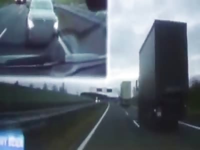 Brake checking BMW driver causes massive crash