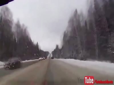 Snowthrower U-Turn on highway