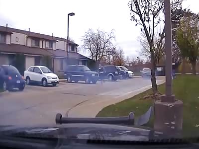 A Crazy Car Thief Gets Away